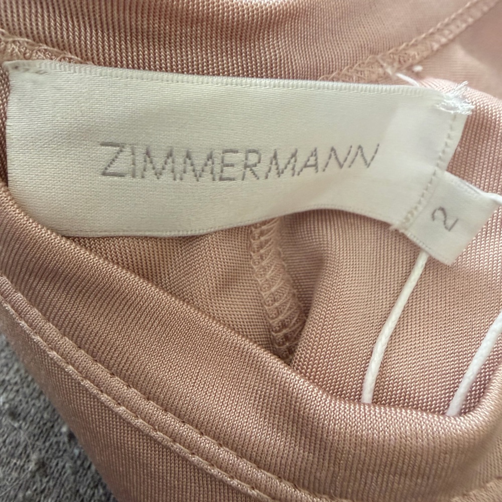 NWT Zimmermann Chroma Slinky Dress Nude AU 2 (US 6–8) — Sold Out. Rare. - Picture 4 of 10